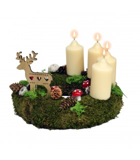 Natural Advent Wreath