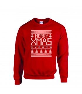 "Merry X-Mas" uniszex pulóver