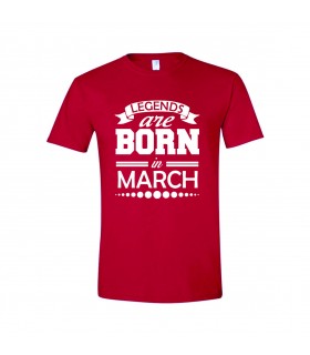 Legends Are Born In Men's T-shirt