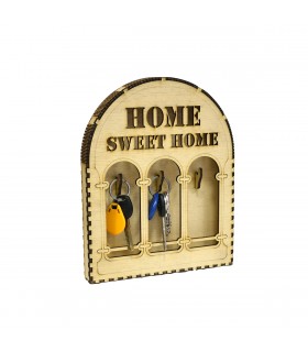 Wooden House Key Holder