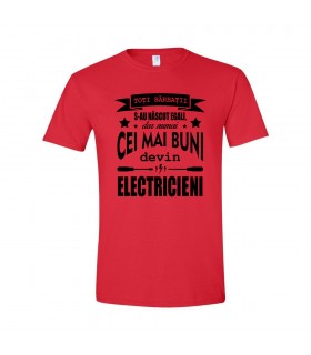"Electricieni" személyesített férfi póló