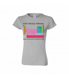 "Tabel periodic" póló nőknek