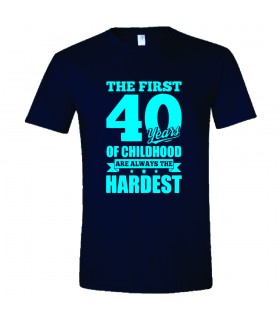 "The First 40" póló férfiaknak