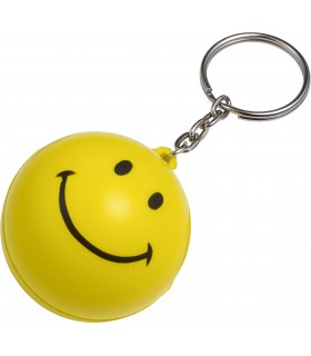 Smiley műanyag anti-stressz kulcstartó