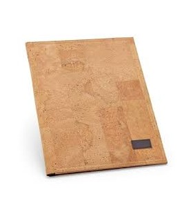 A4 Cork Folder with 20-page Notebook