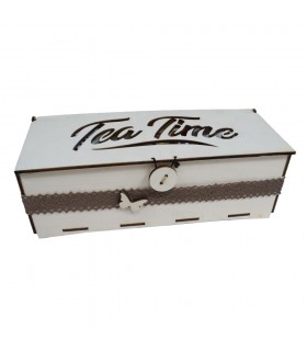 Tea Time Wooden Box