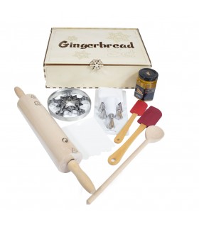 "Gingerbread" Gift Package with Rolling Pin in Box