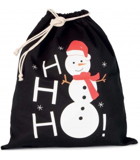 "Snowman" Cotton Gift Bag