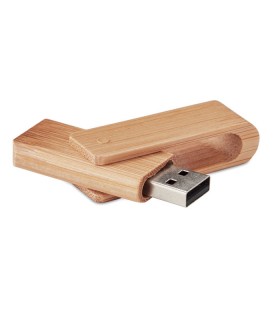 16 GB bambusz USB stick