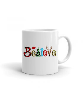 Believe Holiday Mug