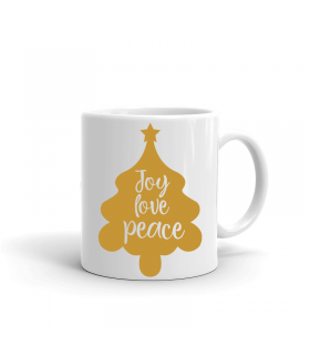 Joy Love Peace Holiday Mug