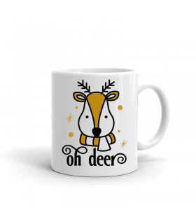 Oh Deer Holiday Mug