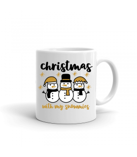Christmas With My Snowmies Mug