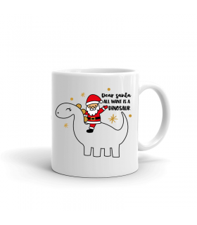 Dinosaur Holiday Mug