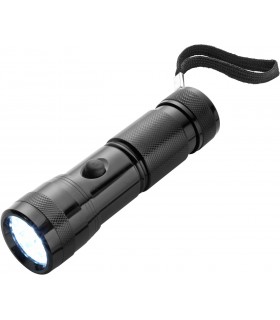 Black flashlight with 14 LED lights