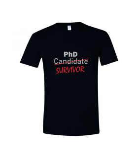PhD Survivor póló férfiaknak