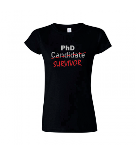 PhD Survivor T-shirt for Women