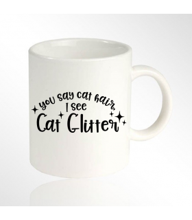 Cat Glitter Mug