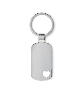 Metal Keychain with Heart