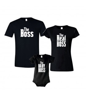 "The Boss" családi pólók