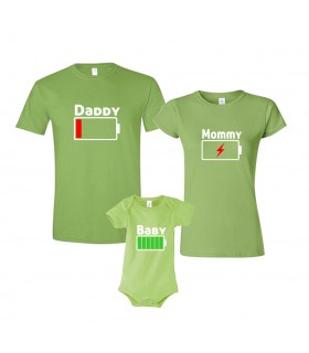 "Batteries" Family Pack T-shirts