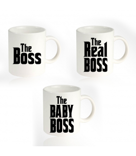 "The Boss" Family Mug Set