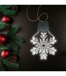 Snowflake Ornament with LED
