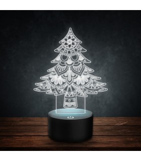 Lampa 3D cu LED Christmas Tree