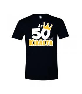 50-esek Királya póló férfiaknak
