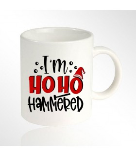 Ho Ho Hammered Mug