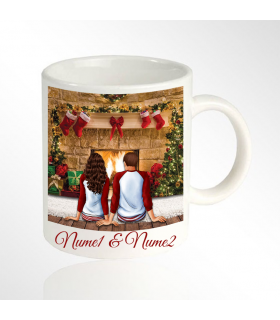 Christmas Mug for Couples - Colorful