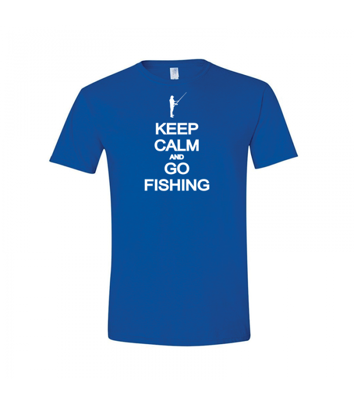 Keep Calm and Go Fishing T-shirt, Fishing Gifts, Funny T-shirts