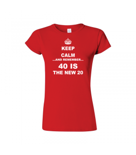 40 Is the New 20 T-shirt for Women