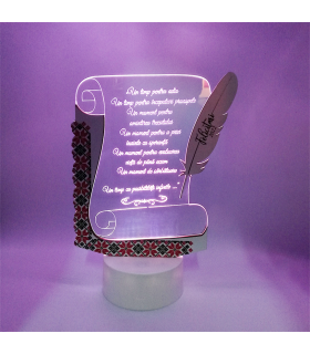 Graduation Lamp with Traditional Pattern - RO