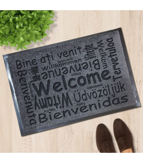 "Welcome" Personalized Doormat