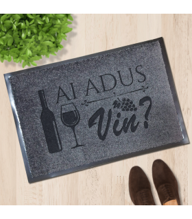 "Did You Bring Wine?" Personalized Doormat