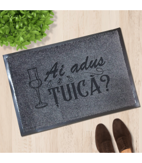 "Ai adus tuica?" Personalized Doormat