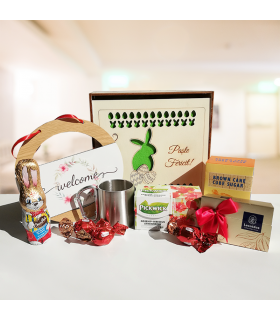 Easter Gift Package with Tea and Ornament