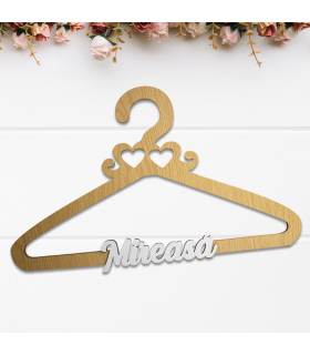 Bride and Groom Clothes Hangers