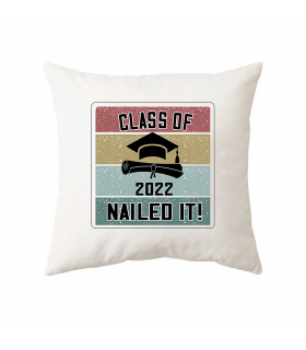 Nailed It Graduation Pillow