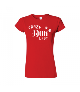 Crazy Dog Lady T-shirt for Women