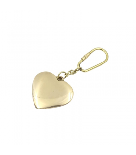 Szív alakú fém kulcstartó