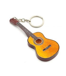 Klasszikus gitár alakú kulcstartó
