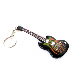 Gitár alakú kulcstartó - Metallica