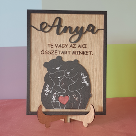 Personalized Mother's Day Sign Bear