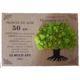 50 year plaquet design