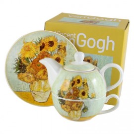 Set ceainic cu ceașcă „Sunflowers” de V. van Gogh
