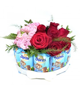 Dormi Box with Colorful Flowers