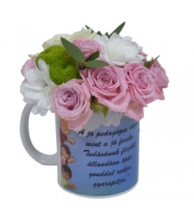 Floral Mug for Teachers