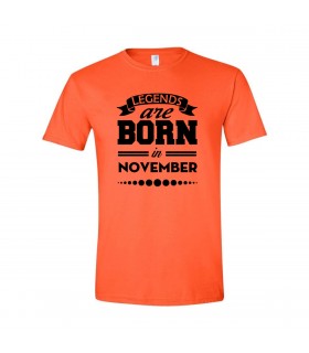 Legends Are Born in November T-shirt